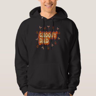 Mens Groovy Dad 70s Aesthetic Nostalgia 1970's Ret Hoodie