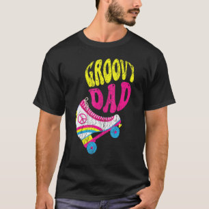 Mens Groovy Dad 70s Aesthetic Nostalgia 1970's Ret T-Shirt