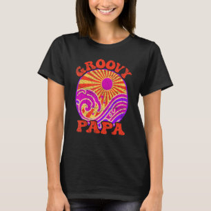 Mens Groovy Papa 70s Aesthetic Nostalgia 1970's Re T-Shirt