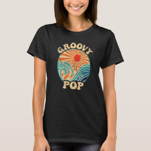 Mens Groovy Pop 70s Aesthetic Nostalgia 1970's Ret T-Shirt