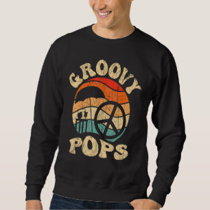 Mens Groovy Pops 70s Aesthetic Nostalgia 1970's Re Sweatshirt