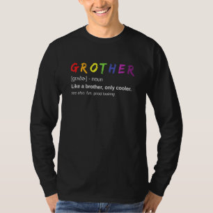 Mens Grother Definition Pride Day Gay Brother T-Shirt