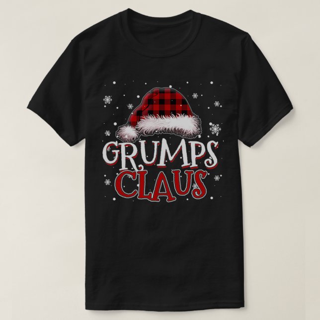 Mens Grumps Claus Santa Family Matching Christmas  T-Shirt (Design Front)