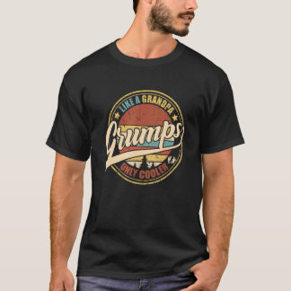 Mens Grumps Like A Grandpa Only Cooler  Dad Papa D T-Shirt