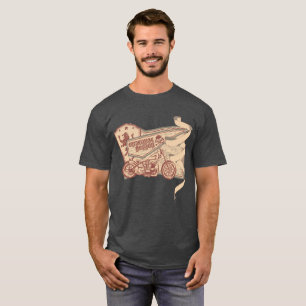 Men's Grunge Motorcycle T-Shirt