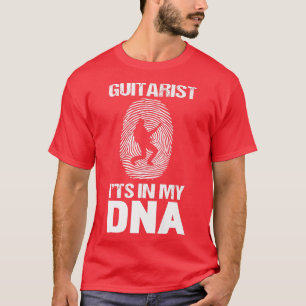 Mens Guitar Is In My DNA Funny Guitar Player Men87 T-Shirt