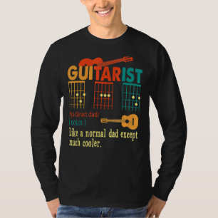 Mens Guitarist D A D Chord Like A Normal Dad Excep T-Shirt
