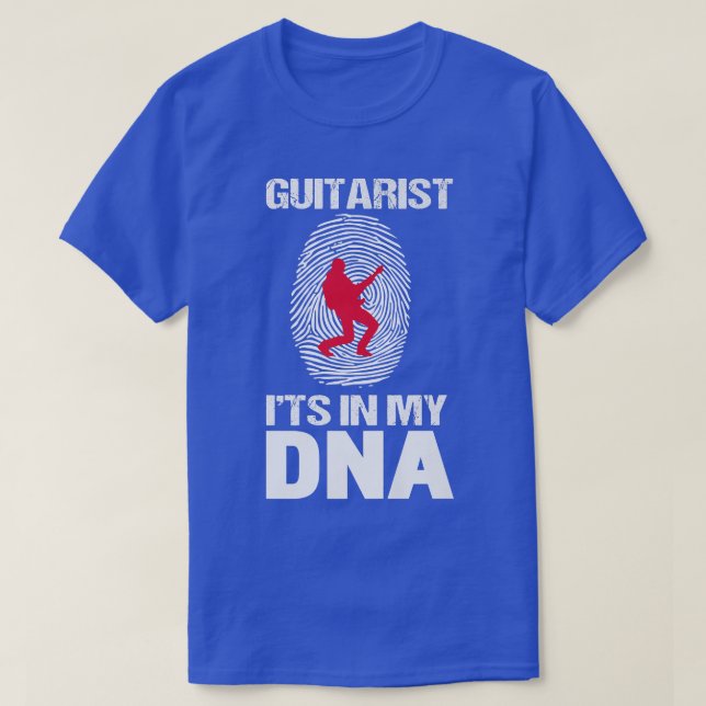Mens Guitarist Is My DNA Funny Guitar Coach875 T-Shirt (Design Front)