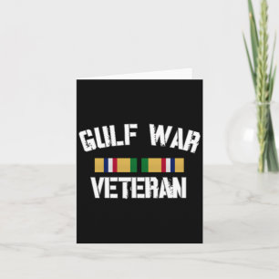 Mens Gulf War Veteran Pride Persian Gulf Service Card