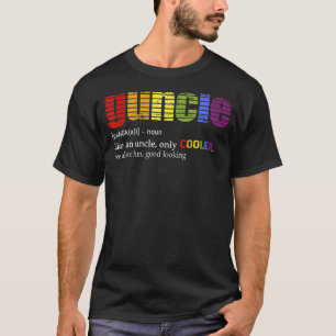 Mens Guncle Definition   Tee For Gay Uncle