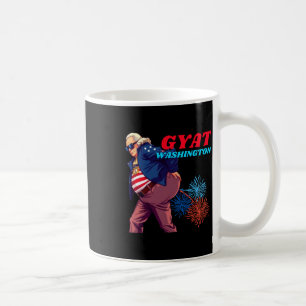 Mens gyat washington funny july 4th slang george coffee mug