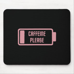 Mens Gym Pump Cover Caffeine Please Pink Coffee An Mouse Pad