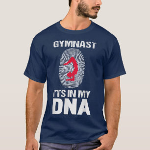 Mens Gymnast Is My DNA Funny Gymnastic Coach T-Shirt