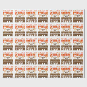 Mens Gymnastics Boy Gymnast Hands Ripped Rings Wrapping Paper