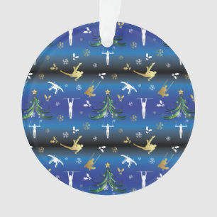 Men's Gymnastics Christmas Tree Snowflake Ornament