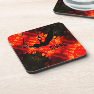 Men's Gymnastics - Lava Destructive Boys Custom Coaster