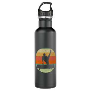 Mens Gymnastics Male Gymnast at Sunset 710 Ml Water Bottle