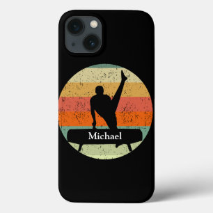 Mens Gymnastics Male Gymnast at Sunset Custom iPhone 13 Case