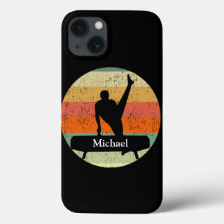 Mens Gymnastics Male Gymnast at Sunset Custom iPhone 13 Case