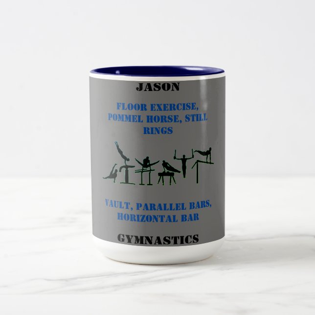 Men's Gymnastics Mug (Center)