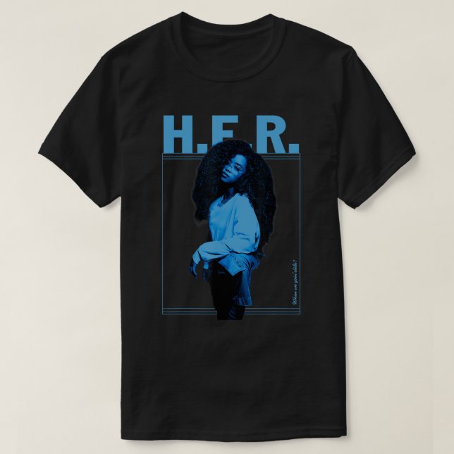 Mens H.E.R. Slide Tee T-Shirt (Design Front)