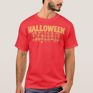 Mens Halloween Squad Plaid Halloween T-Shirt