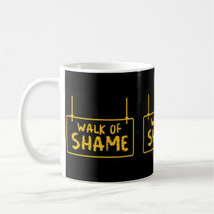 Mens Halloween Y Walk Of Shame Party Funny Design Coffee Mug