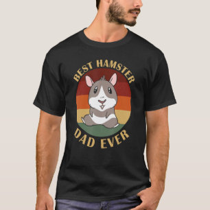 Mens Hamster Dad Pet Owner Cute Animal Father Hams T-Shirt