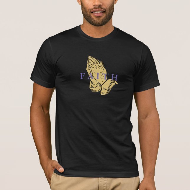 Mens Hands of Prayer T-Shirt (Front)