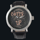 MEN'S HAPPINESS CHEER UP EWATCH  WATCH<br><div class="desc">HAPPINESS – CHEER UP DESIGN celebrates positivity and self-love,  blending comfort and style into a statement piece that inspires confidence and spreads good vibes wherever you go.</div>