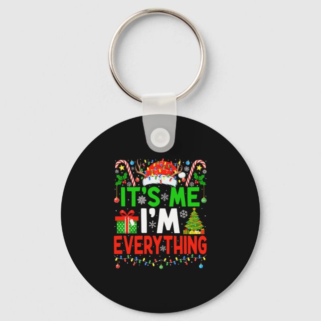 Mens have everything want couple christmas key ring (Front)