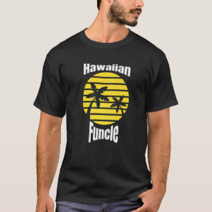 Mens Hawaii Retro Sunset Fun Uncle Hawaiian Funcl T-Shirt