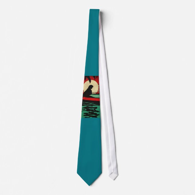 Mens Hawaiian Surfer Tie (Front)