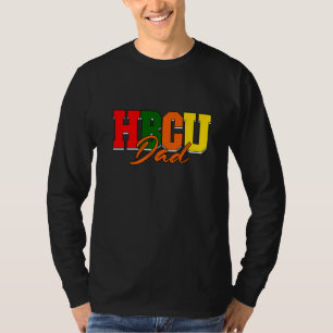 Mens Hbcu Dad Historically Black College Educated T-Shirt