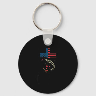 Men's he called to fish christian fisherman key ring