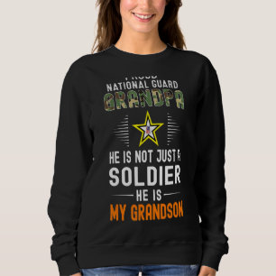 Mens He Is Soldier & Is My Grandson Proud National Sweatshirt