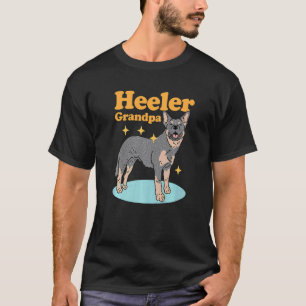 Mens Heeler Grandpa Australian Cattle Dog Heeler T-Shirt