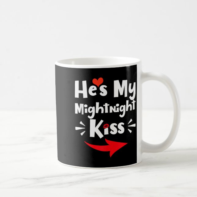 Mens He's My Midnight Kiss Happy New Year Matching Coffee Mug (Right)