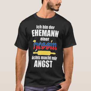 Mens Hessen Saying Husband Einer Hessin Hesse T-Shirt