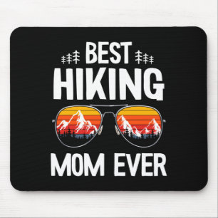 Mens hiking mum outdoor vacation retro vintage mouse pad