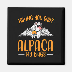 Mens hiking say alpaca bags day mountain climbing magnet