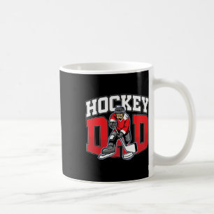 Mens Hockey Father Ice Hockey Ice Hockey Puck Wint Coffee Mug