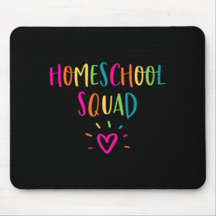 Mens homeschool squad cute mum teacher parent mouse pad