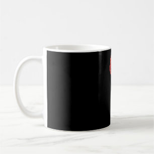 Mens honour and remember poppy flower language coffee mug