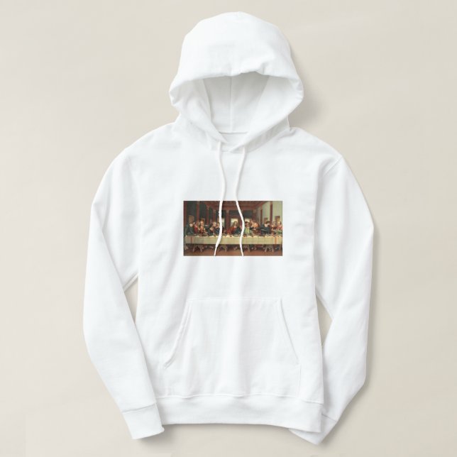 Men's Hoodie - Customize Last Supper (Design Front)