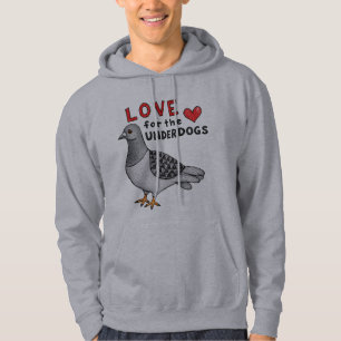 Men's Hoodie "Love For The Underdogs" Dove