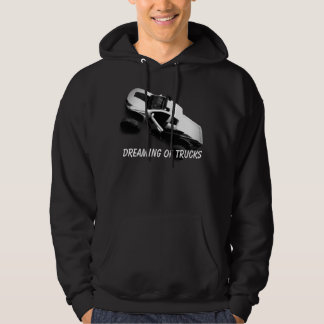 Men's Hoodie Sweatshirt- Pull Over Trucks