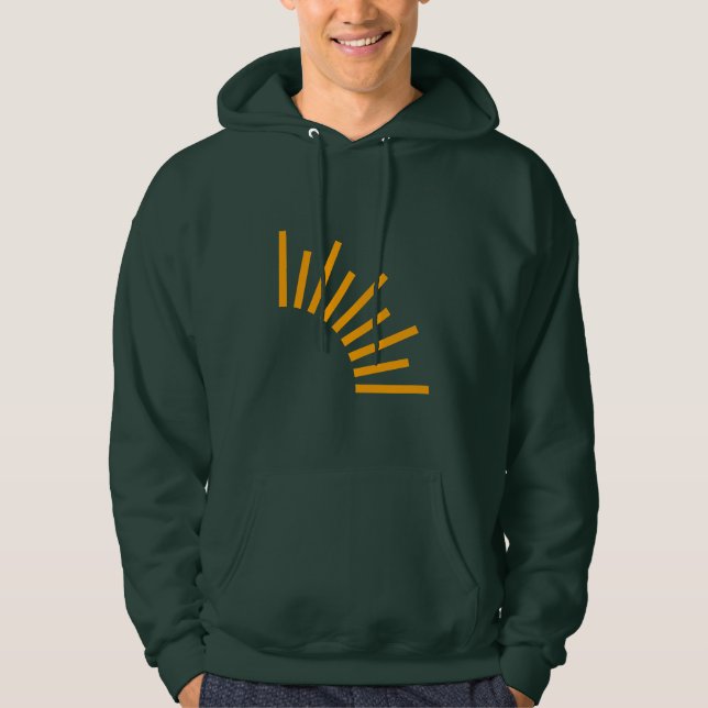 Men's hoodie - various colour, logomark and back (Front)