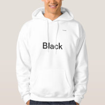 Mens hoodie white with simple expressions.