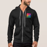 Men's Hoodies Custom Add Image Logo Personalise<br><div class="desc">Men's Hoodies Custom Add Image Logo Personalise Template Bella Canvas Full-Zip Hoodie.</div>